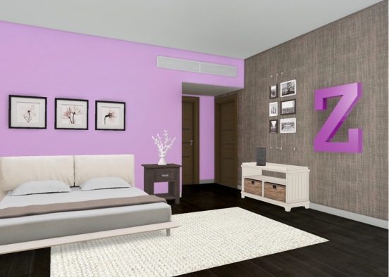 Zoeys room Design Rendering