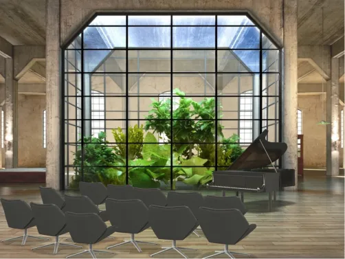 the room for piano recital