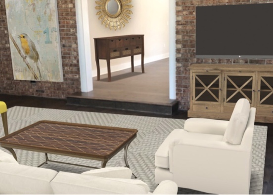 living room alt Design Rendering