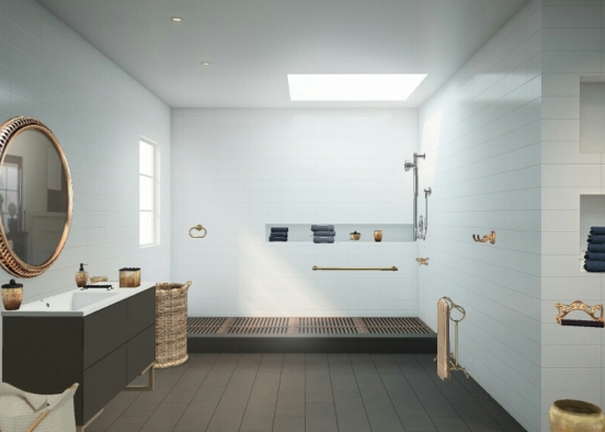 Bathroom 1 of home 1 Design Rendering