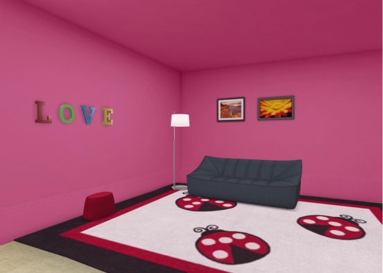 romantic room Design Rendering