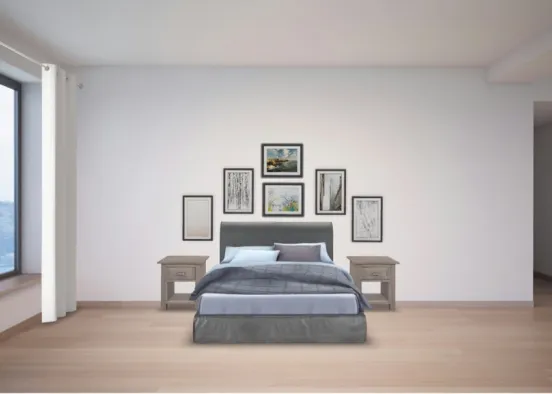 basic bedroom design  Design Rendering