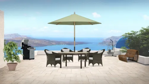 Petite terrasse d'été