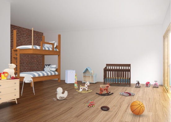 cuarto para niño  Design Rendering