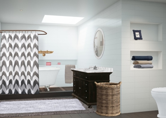 BATHROOM FOR ONE OR TWO Design Rendering