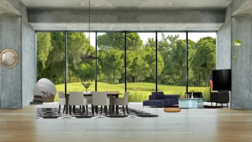 Salon et salle a manger