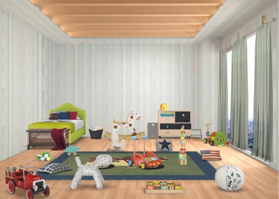 Little Boy’s Room Design Rendering