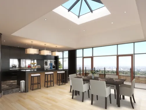 dining room kitchen outlook
