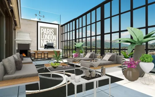 LA Studio Apartment Outdoor Balcony 