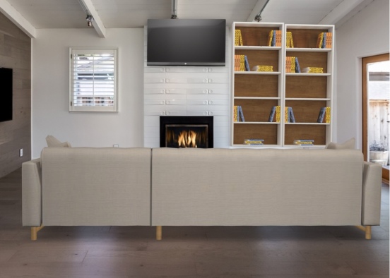 classic living room 💺📚 Design Rendering