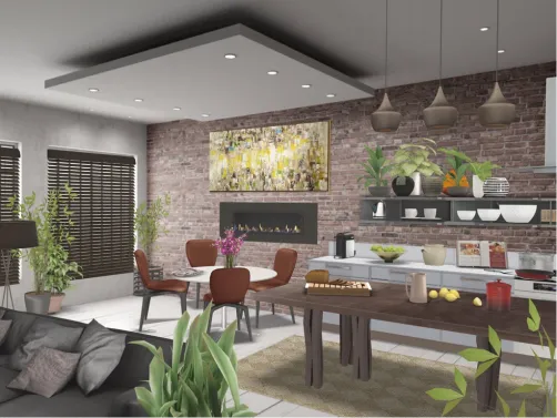 Contemporary kitchen revision