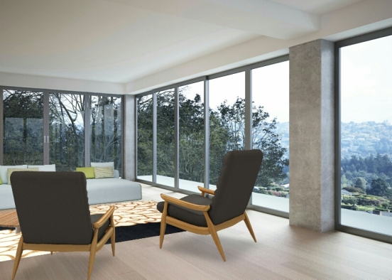 Lounge With a View Design Rendering