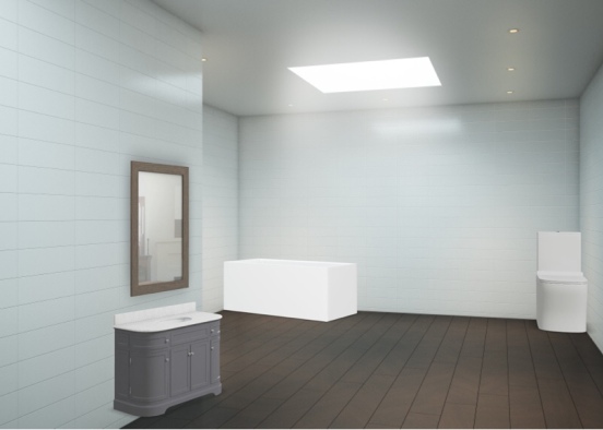 חדר אמבטיה Design Rendering