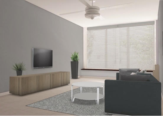 Simple Living room 2 Design Rendering