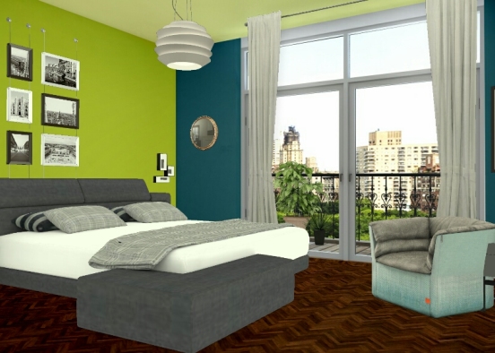 Bed design Design Rendering