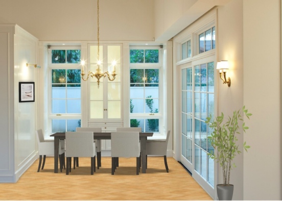 dining room  Design Rendering