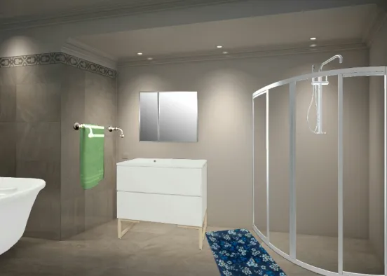 Salle de bain 😄 Design Rendering