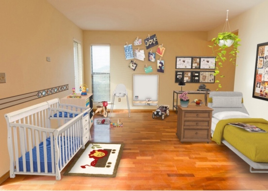 комната для ребёнка и подростка  Design Rendering