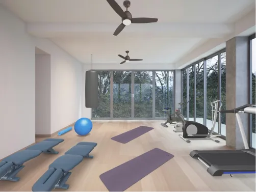 Gym casa playa