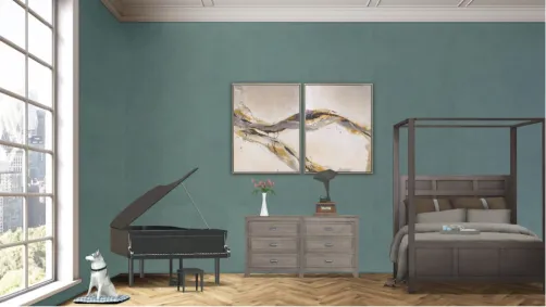 city condo bedroom