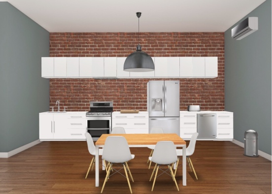 Kitchen (modern) Design Rendering