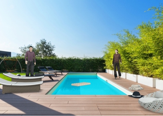 swimming pool  Design Rendering