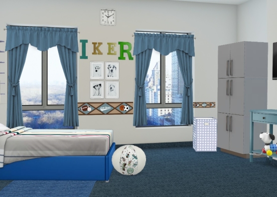 Dormitorio Iker  Design Rendering