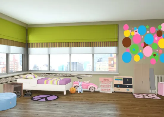kids bedroom  Design Rendering