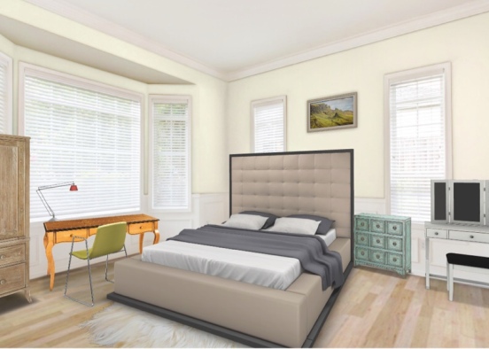 The Ariana bedroom  Design Rendering