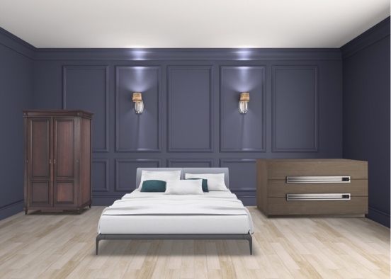 Comfy Bedroom Design Rendering