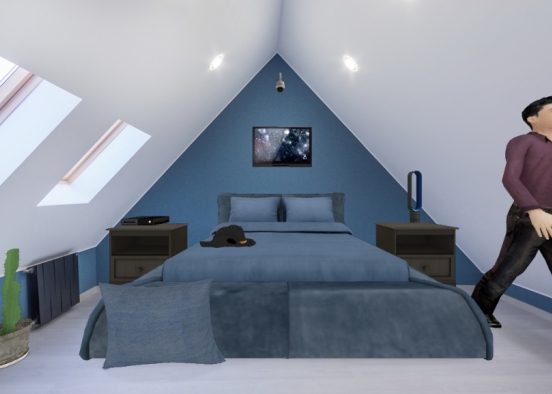 Dan's bedroom Design Rendering