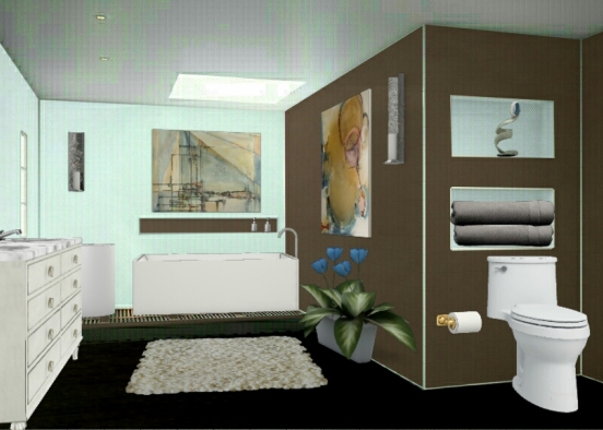 Modern apartment for Olga Design Rendering