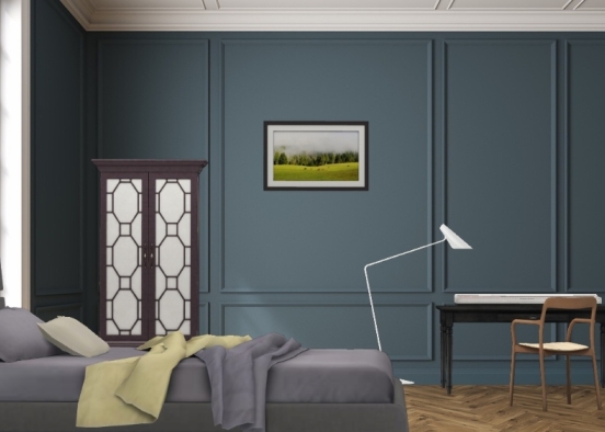 pianist bedroom Design Rendering