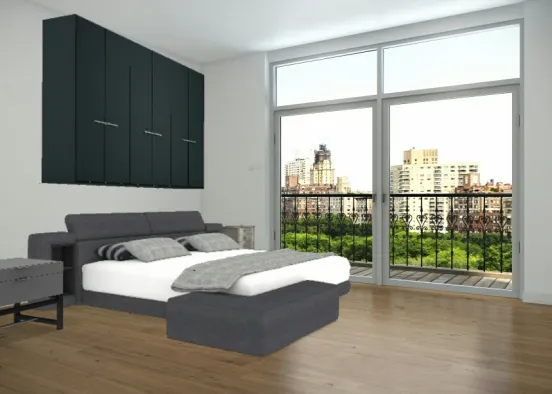 Bedroom modern  Design Rendering