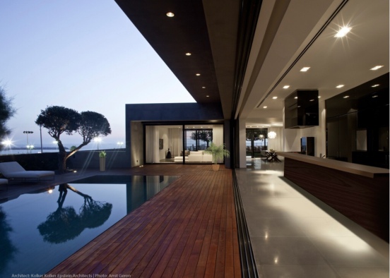 piscine terrasse Design Rendering