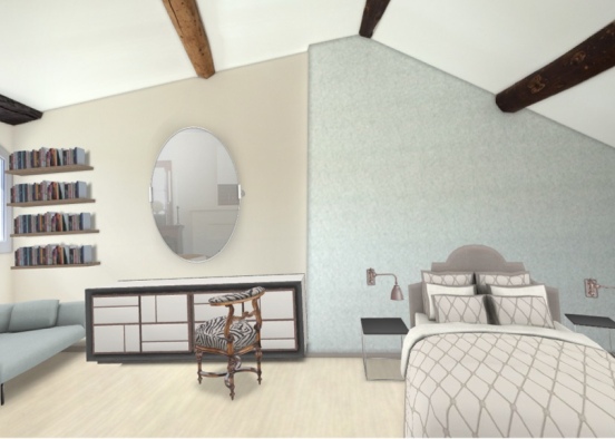 my nanny was the client for this bedroom ♥️ Design Rendering