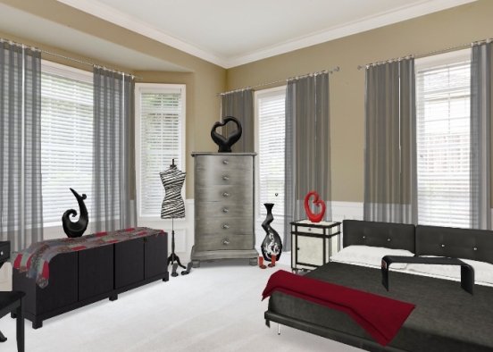 Cin's Master Bedroom Design Rendering