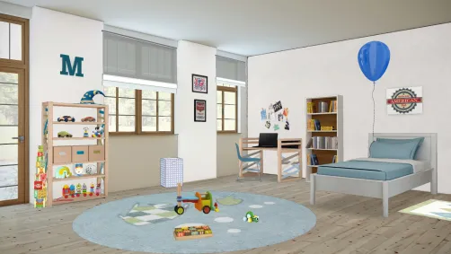 Quarto criança rapaz