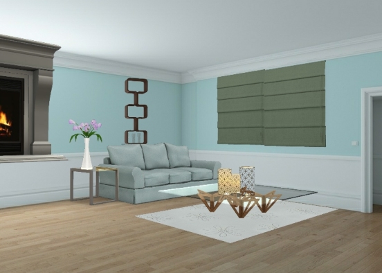 Jadrians living room  Design Rendering