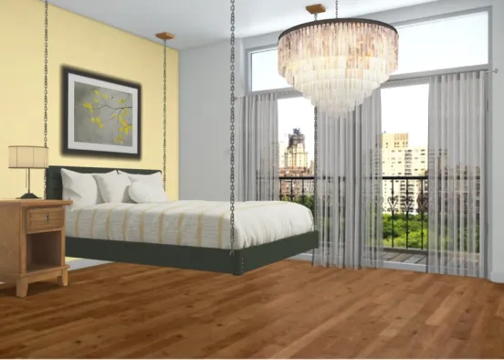 Bedroom w stells Design Rendering