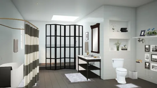 Black throne room
