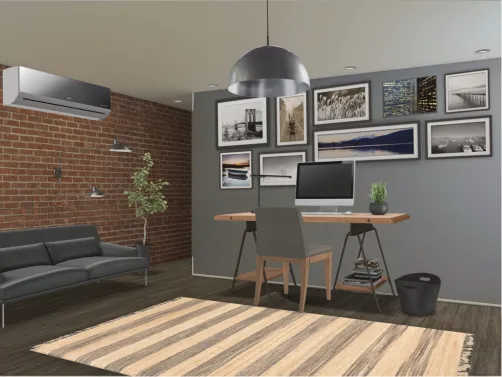 Industrial & Modern Home Office 