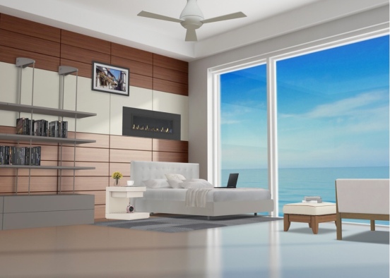 beach house bedroom!!! Design Rendering