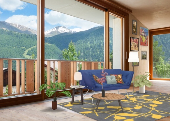 the mountain room Design Rendering