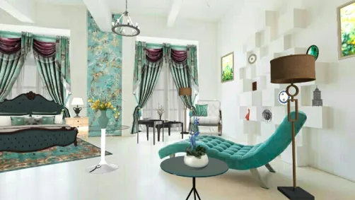 Habitación verde