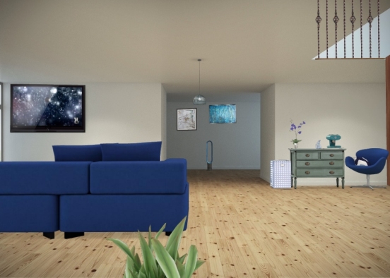 Alexis' living room Design Rendering