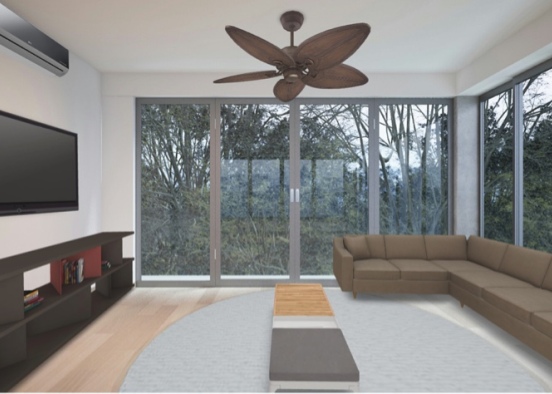 comfy living room  Design Rendering