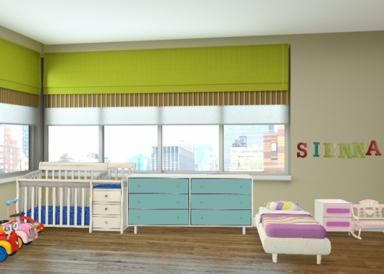 Kids bedroom  Design Rendering