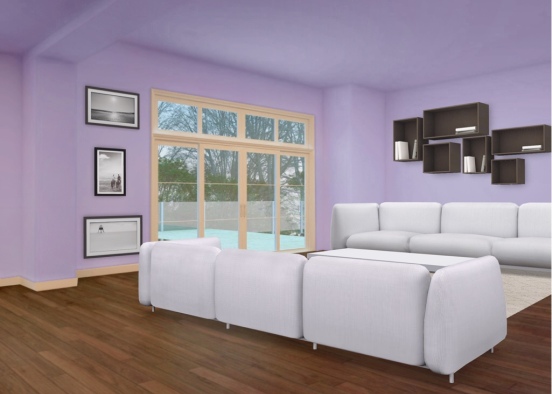 Lilac and white Design Rendering