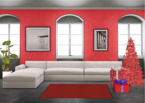 Red room condo Design Rendering